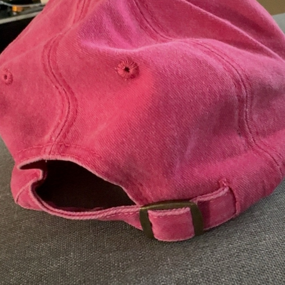 Vintage washed hot pink LA embroidered Baseball Cap - Picture 4 of 5